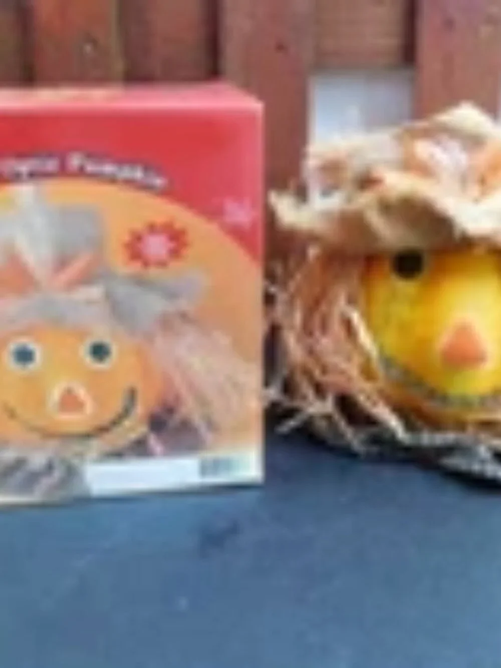 Share Halloween Fiber Optic Pumpkin Jack O Lantern Light 8